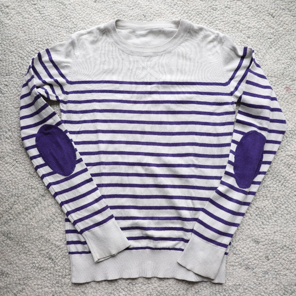 French Marine Stripe Long Sleeve Tee